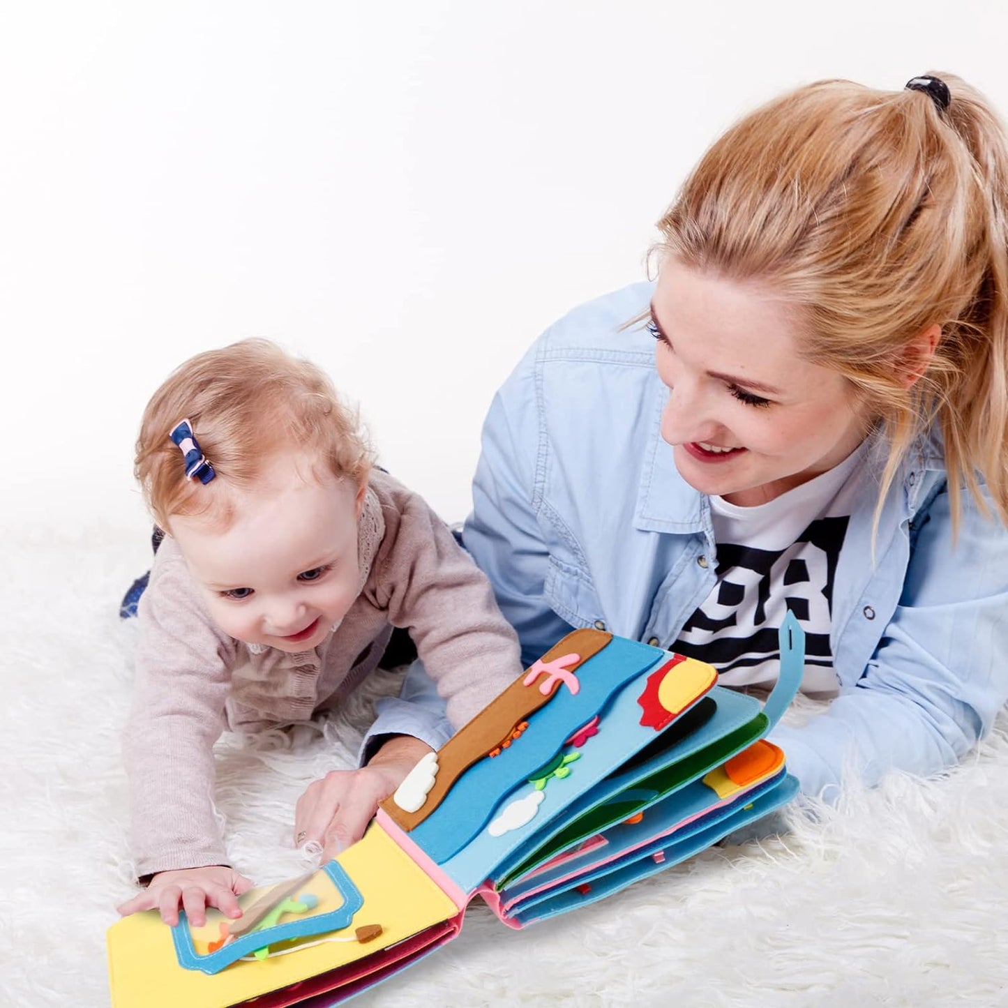 LittleBook™|Livre en tissu Montessori
