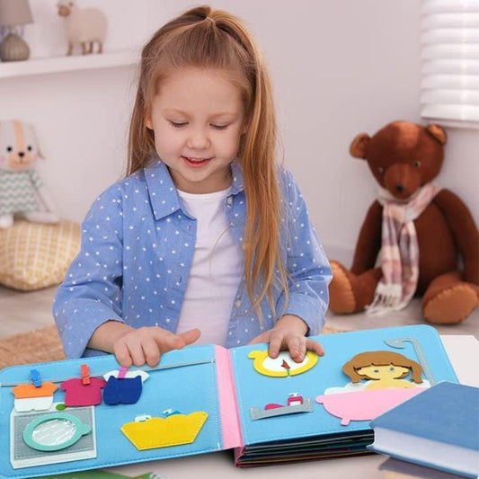 LittleBook™|Livre en tissu Montessori