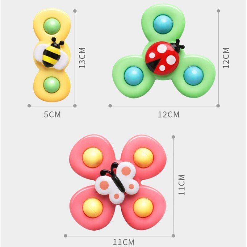 Baby Spinner™ | Toupie d'éveil : Paquet de 3 - hellomamabebe